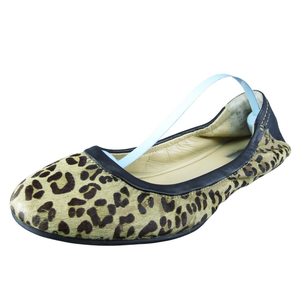 Halogen Women Ballet Shoes Brown Leather Slip On Size 9 Medium